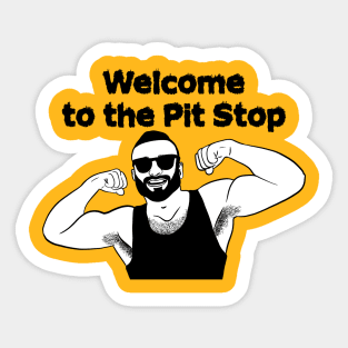 Pit Stop Sticker